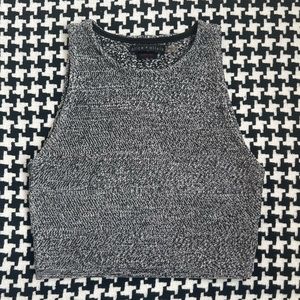 Alice and Olivia cropped sleeveless sweater tank. Size small.